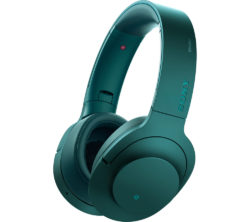 SONY MDR100ABNL Wireless Bluetooth Noise-Cancelling Headphones - Blue